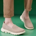 thumbnail image 3 of Women's Platform Wedges Orthopetic Slip on Walking Shoes Comfortable Memory Foam Nurse Driving Loafers, 3 of 6