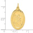 thumbnail image 4 of 24k Gold-plated Silver StChristopher Tennis Medal, 4 of 4