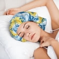 thumbnail image 5 of Palm tree_AH Silk Bonnet for Sleeping Women Men, Adjustable Elastic Satin Bonnet Bonnet for Sleeping, Soft Similar Silk Curly Cuteness Hair Bonnet for Sleeping, 5 of 7