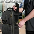 thumbnail image 3 of ENHANCE TCG Playmat - Tabletop Card Playmat with Stitched Edges, Smooth Surface, and Drawstring Travel Pouch - Compatible with MTG, YuGiOh, Pokemon, Lord of The Rings, and Other TCG and LCG - Flames, 3 of 9