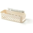 thumbnail image 3 of Plastic Wall Storage Shelf,Plastic Wall Mounted Adhesive Bathroom Storage Shelf Plastic Shower Storage Basket Dependable Performance, 3 of 8