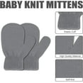 thumbnail image 3 of 1Pairs Toddler Magic Stretch Gloves Mittens Multicolor Soft Knit Gloves Warm Kids Thick Cold Mittens for Boys Girls Supplies, 3 of 6