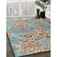 thumbnail image 2 of Ahgly Company Indoor Rectangle Abstract Dark Almond Brown Abstract Area Rugs, 5' x 7', 2 of 6