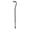 Black, variant on Medline Bariatric Offset Walking Cane, Sturdy, 29-In to 38-In Adjustable Height, 500 lb Weight Capacity, Steel, Black