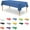 Blue, variant on Xukmct 2 Pcs Disposable Waterproof Plastic Tablecloth Rectangle Table Cover Decorative Table Cloths for Parties, Weddings, Indoors, Outdoors, 54" x 108"