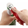thumbnail image 3 of Paquete de 3 abrebotellas planos de acero inoxidable resistente, abridores de cerveza sólidos y duraderos, 7 pulgadas rojo, negro, azul Xemadio WMXL-172, 3 of 7
