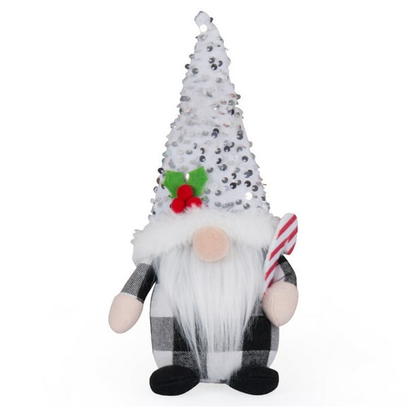 Christmas Gnome Plush Knitted Faceless Doll Handmade Christmas Elf Decoration, New Year Gifts Xmas Decor for Home