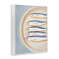 thumbnail image 2 of Stupell Industries Coastal Plate of Sardines White Framed Giclee Art, 16 x 20, by The Prints Vibe, 2 of 8