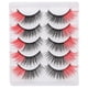 thumbnail image 1 of 5 pares de pestañas postizas naturales, extensiones de pestañas de maquillaje con caja., 1 of 7