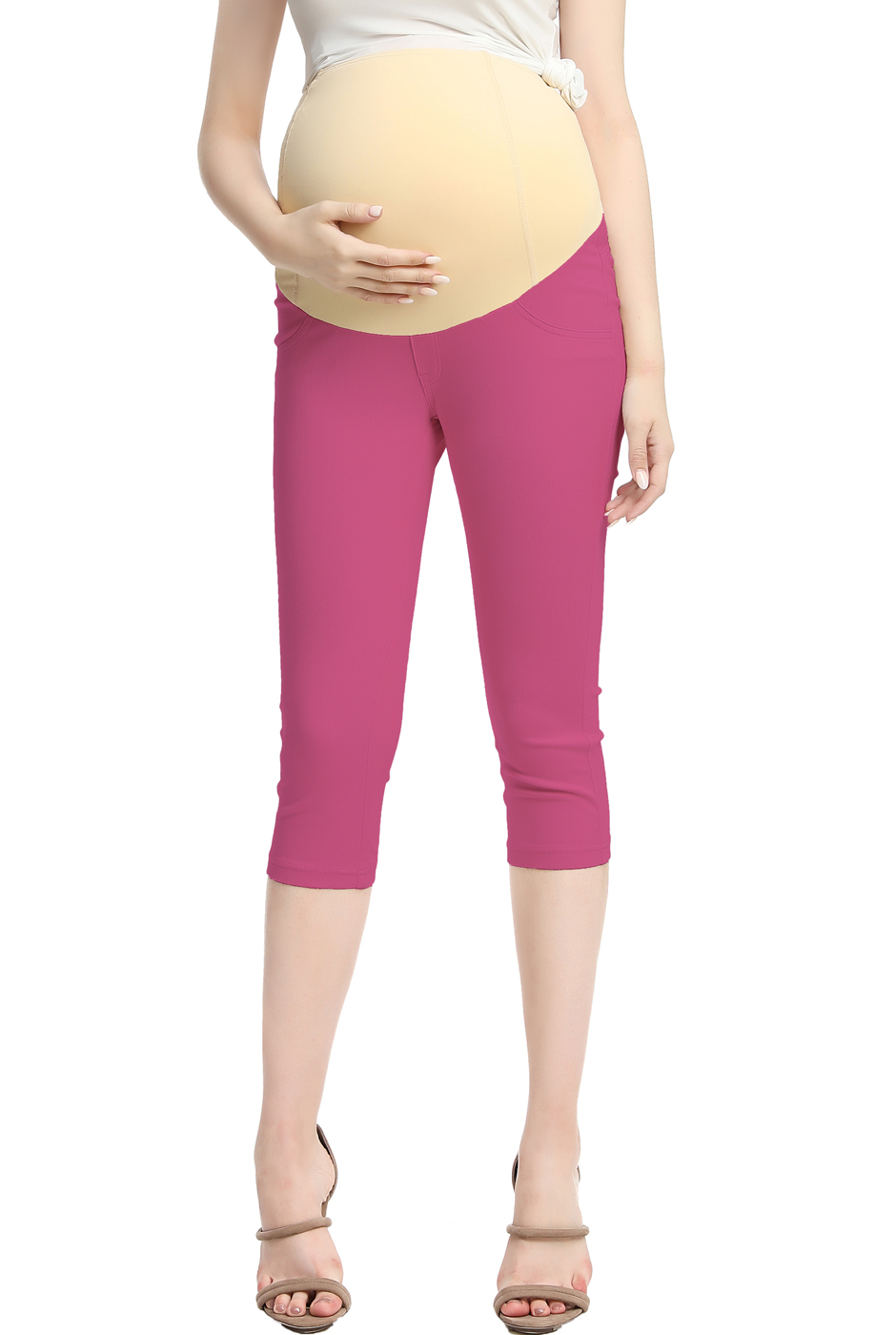 Capri Jeggings - Berry S 