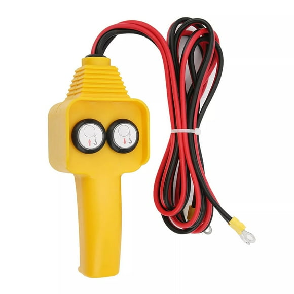 Poignée de Contrôle de Treuil Électrique 12V 24V Bouton Poussoir Télécommande Poignée Contrôleur de Treuil Filaire Interrupteur de Treuil Interrupteur de Grue avec Fil