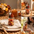 thumbnail image 7 of Tepsmf Halloween Pumpkin Glass Jar Candy Storage Container with Lid Small Gift Treat Holder Holiday Decor Prop, 7 of 7