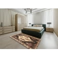 thumbnail image 4 of Ahgly Company Indoor Rectangle Traditional Bakers Brown Persian Area Rugs, 7' x 9', 4 of 6