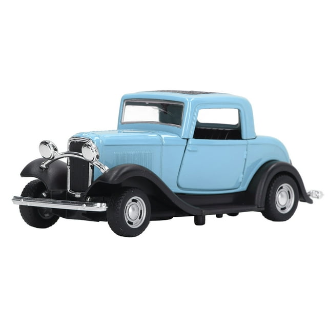 Modelo De Coche Antiguo, Modelo De Coche En Miniatura 1:32, Puertas Abiertas, Simulación De retroceso De aleación Para Exhibición
