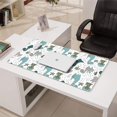 thumbnail image 3 of Long Mouse Pads for Desk,Colorful Dinosaurs Plants Pattern Desk Mats on Top Of Desks, Desk Mouse Pad Extra Large with 3mm Non-Slip Base and Stitched Edge for Gaming,Office,Work,Home 31.5"x15.7", 3 of 6