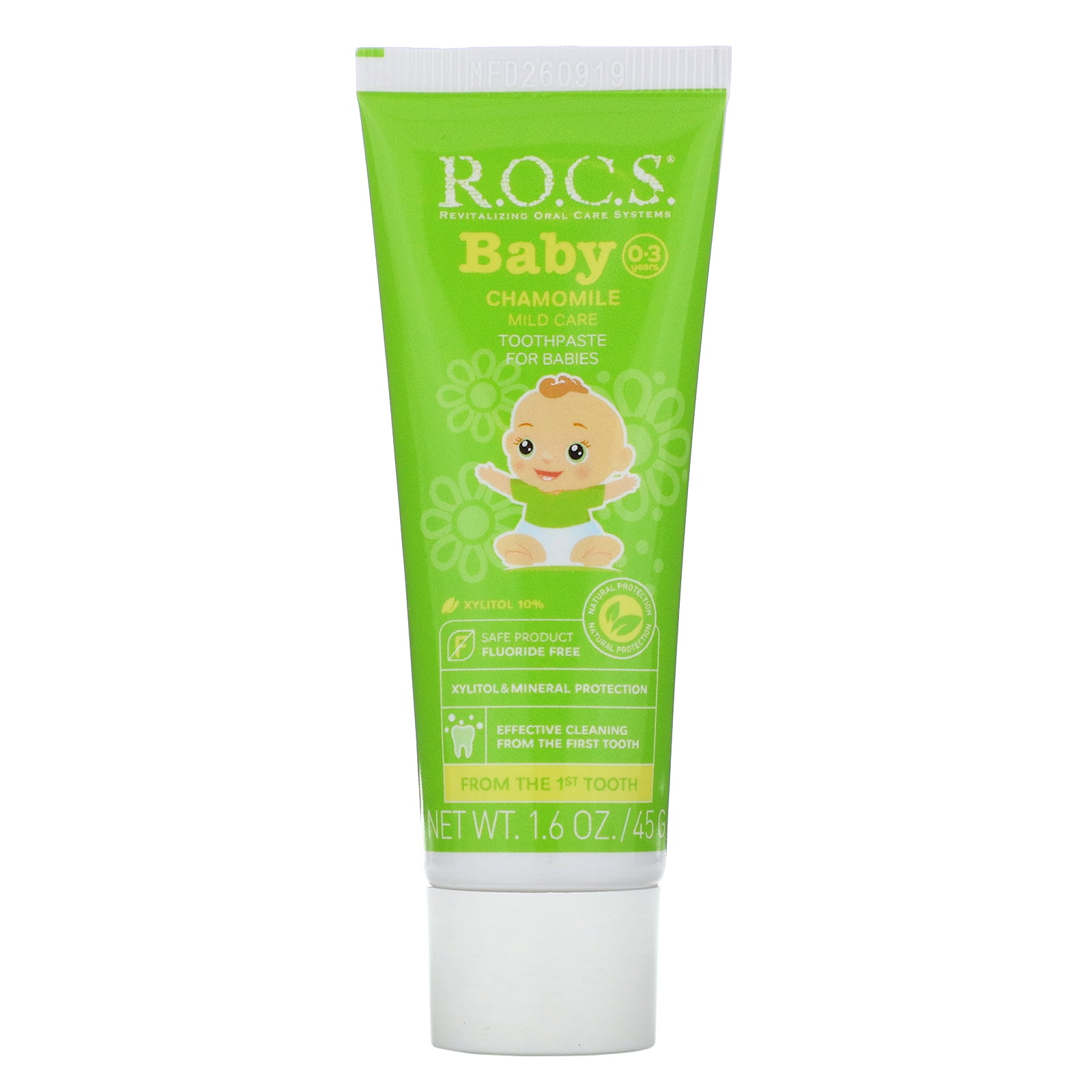 R.O.C.S., Baby, Chamomile Toothpaste, 03 Years, 1.6 oz (45 g