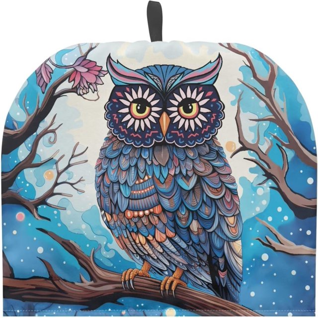 Retro Owl Tea Pots Cosy Cotton Kettle Dust Cover Teapots Dust Cover Insulated Breakfast Pot Cover Kitchen Tea Cosy Tea Cozies with Cotton Keep Warm for Dining Room