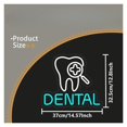 thumbnail image 3 of Letrero De Neón Dental Con Luz LED Regulable, Ideal Para Clínicas Dentales, Oficinas Y Negocios. Decoración De Pared. Lámpara Iluminada 37cmx32.5cm, 3 of 6