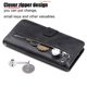 thumbnail image 5 of Estuche de Cuero PU con Cierre para Xiaomi Redmi NOTE 11 PRO , Funda Protectora con Billetera y Correa, 5 of 6