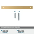 thumbnail image 4 of Amerock Ladera 8-13/16 inch (224mm) Center-to-Center Rectangle Champagne Bronze Cabinet Pull Backplate, 4 of 6