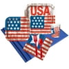 Vintage Patriotic Flag 16 Guest Party Pack