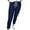 Navy, variant on Lixiuxyad Womens Baggy Pants Casual Trousers With Drawstring Waist Ankle Cuff Pure Color Comfortable Pants For Everyday Wear Black