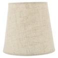 thumbnail image 1 of Modern Lampshade Beige Cloth Metal Easy Installation for Bedroom 1Set, 1 of 6