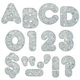 thumbnail image 1 of Silver Sparkle 4" Casual Uc Ready Letters, 1 of 3