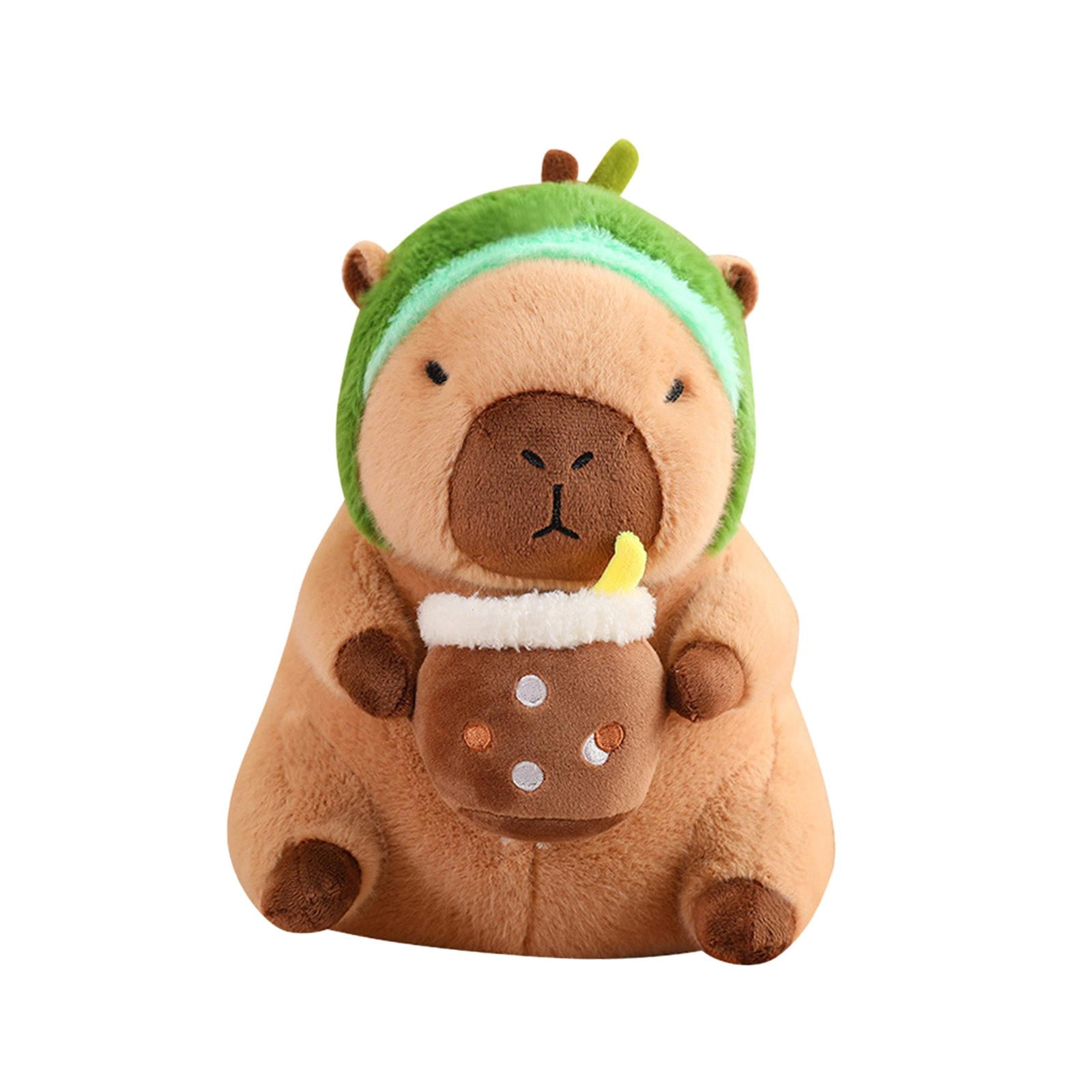 LeeQinersw Capybara Doll Living Room Decoration Birthday Gifts Accompany Sleep Toy for Boys Avocado 40cm