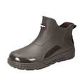 thumbnail image 3 of Crunowin Men's Rain Boots, Ankle Stylish Waterproof Commute Outdoor Casual Shoes Gray 10, 3 of 7