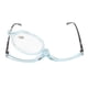 thumbnail image 2 of Gafas de lectura de una sola lente, lentes de aumento conmutables, gafas de maquillaje para ojos para personas mayores, marco azul claro +4,00, 2 of 12