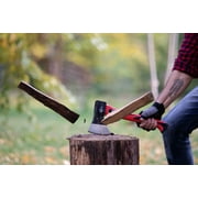INTERTOOL 15-inch Camping Hatchet, Wood Chopping Axe, 1.8 lbs, Shock Absorbing Fiberglass Anti-Slip Handle HT-0262