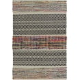 thumbnail image 2 of LR Resources VOGUE04608MLT5070 Traditional Geometric Chindi Area Rug, Multi Color, 2 of 4