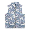 thumbnail image 5 of Binienty Easter Bunny Fleece Vests for Girls Size 5-6 Camo Hunting Jacket Kids Zipper Mock Neck Cozy Plush Soft Vest Coat Big Girls Casual Thick Fall Winter Clothes, 5 of 7