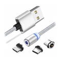 thumbnail image 1 of CABLE USB MICRO/LIGHTNING/TIPO C 3 EN 1 MAGNETICO FUSSION 1M Fussion CB-M001, 1 of 1