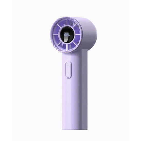 Fufafayo Handheld Fan 100 Speeds USB Rechargeable Portable Fan with Digital Battery Display Strong Wind Personal Fan for Travel Office Outdoor Summer Use