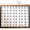 White, variant on Brown Gingham Cabinet Curtains 10" W x 11" L, Modern Minimalist White Line Grid Points Checkered Under-Desk Privacy Dust Proof Drape Dishwasher Curtain Sink Skirt for Kitchen Closet Bathroom Laundry