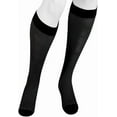 thumbnail image 4 of Juzo Power Vibe 2650 Socks for Men and Women, Super Stripe, Size: X-Large (Groovy Zebra) 15-20mmHg, 4 of 4
