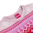 thumbnail image 4 of Jersey navideño Barbie Girls Pink 7 Christmas Jumper, 4 of 9