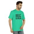 thumbnail image 2 of Inkmeso Men's Graphic Printed Best Papa Ever. Tshirt Crew Neck Tee For Father's Day Gift Shirt, 2 of 7