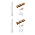 thumbnail image 2 of Unatoiry Light Bar Rechargeable Cordless Cabinet Lamp Wardrobe Household Sticky Battery Powered Night Lighting Accessory Sensor Long White 2Set, 2 of 6