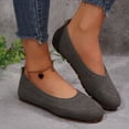 thumbnail image 4 of Womens Ballet Flats 2025 Fall Fashion Non Slip Work Shoes Soft Comfortable Casual Slip-On Walking Loafers, 4 of 6