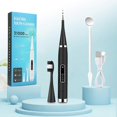 thumbnail image 2 of New Waterproof Electric Sonic Dental Scaler Toothbrush Teeth Whitening Oral Cleaner Plaque Stain Calculus Tartar Remover Tools, 2 of 5