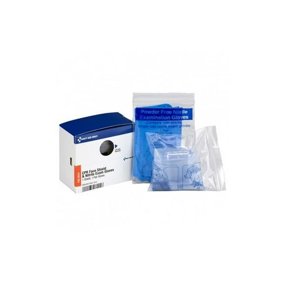 First Aid Only  Refill for Smart Compliance General Business Cabinet 1 Cpr Mask 4 Gloves