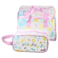 thumbnail image 4 of Bolsas de cosméticos duraderas para mujeres de 3 piezas de Unique Bargains para vacaciones, camping y actividades al aire libre, color púrpura, 4 of 4