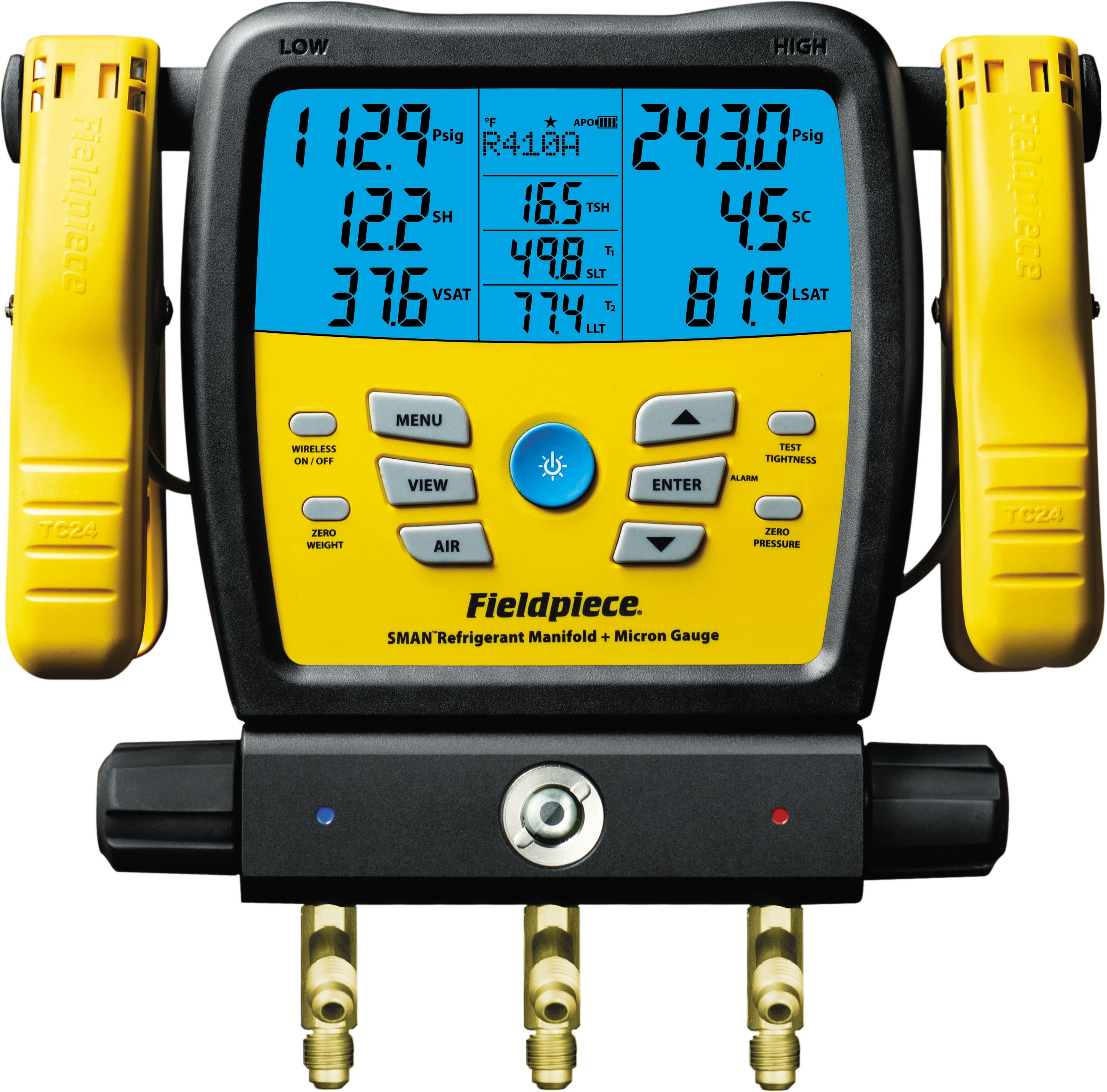 Fieldpiece SM380V Three Port, Wireless SMAN Manifold with Micron