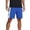 Blue, variant on QSAWXQZ Men's Summer Breathable Athletic Shorts with Contrast Side Panels Lightweight Quick Dry Elastic Waist Shorts for Soccer Running and Gym Workout L