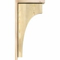 thumbnail image 3 of 6"W x 12"D x 24"H Huntington Rough Sawn Corbel w/Backplate, Douglas Fir, 3 of 9