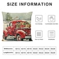 thumbnail image 5 of Christmas Pillow Covers Tree Truck Throw Pillow Case Vintage Decorative Cushion Case for Home Office Room Decor, 5 of 5