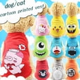 thumbnail image 2 of Fashion Dog Clothes Puppy T-shirt Pet Cartoon Clothing Small Pet Supplies Summer Shirt Casual Vest, 2 of 4